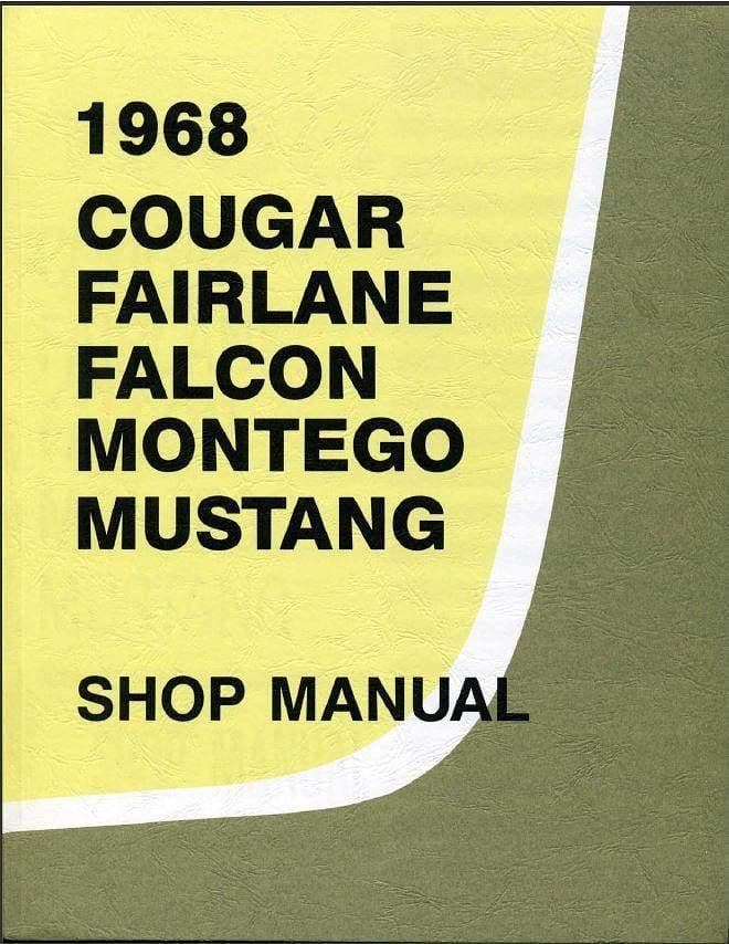 Manuel d'atelier Ford Mustang 68 { {{ Docautomoto }}