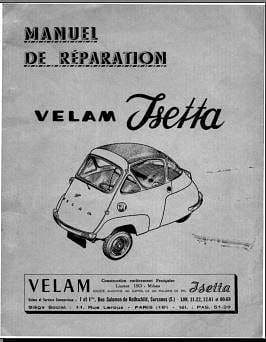 manuels d'atelier Isetta Velam et BMW { {{ Docautomoto }}