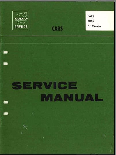 Manuels d'atelier Volvo 120 Amazon { {{ Docautomoto }}