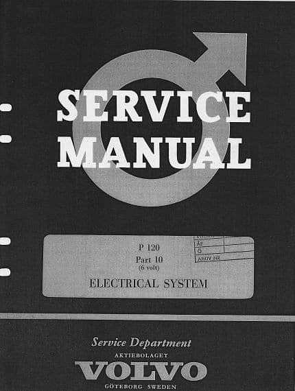 Manuels d'atelier Volvo 120 Amazon { {{ Docautomoto }}