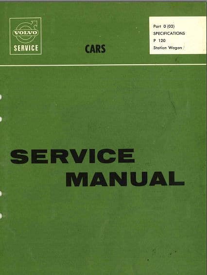 Manuels d'atelier Volvo 120 Amazon { {{ Docautomoto }}
