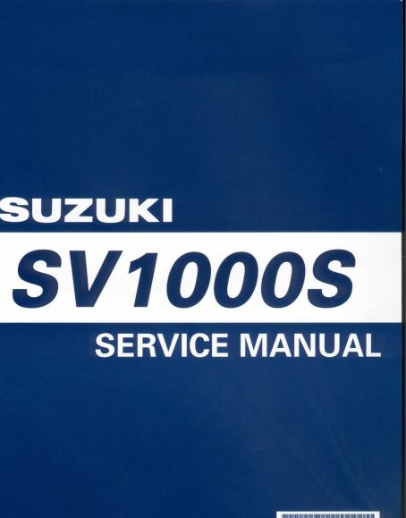 Manuels d'atelier Suzuki SV DL1000 S { {{ Docautomoto }}