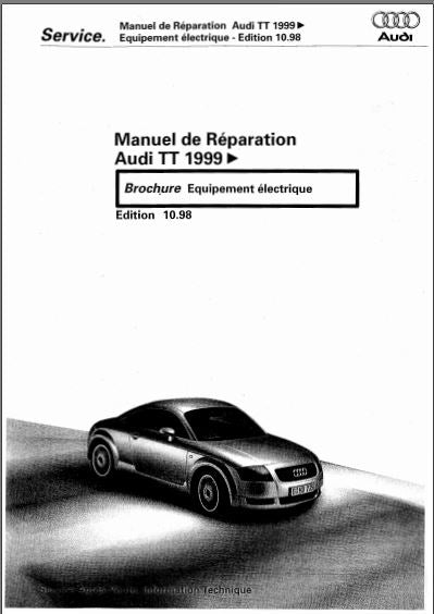 manuel d'atelier Audi TT moteur 1800 5v turbo français { {{ Docautomoto }}