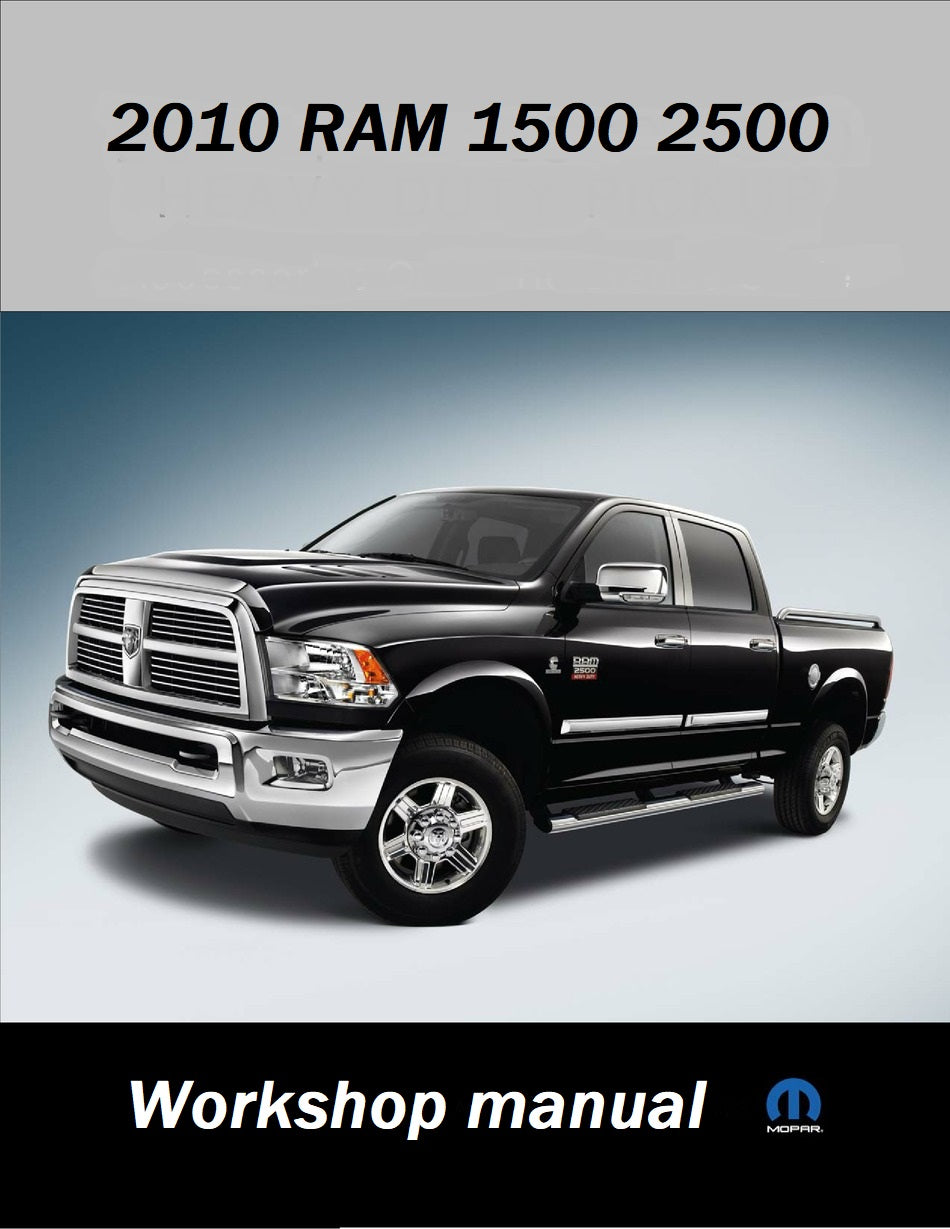 Manuel d'atelier Dodge RAM 1500 2500 2010 { {{ Docautomoto }}