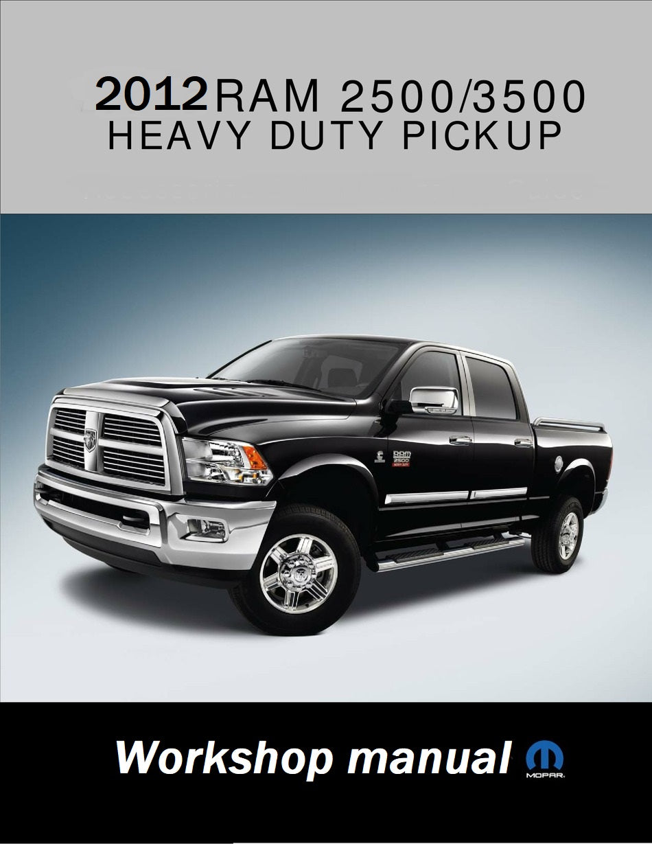 Manuel d'atelier Dodge RAM 2500 3500 2012 { {{ Docautomoto }}