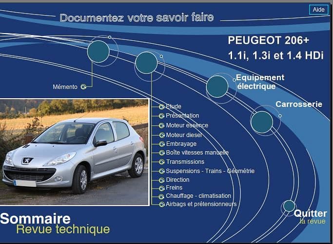 Manuels de réparation Peugeot 206 et 206+ { {{ Docautomoto }}