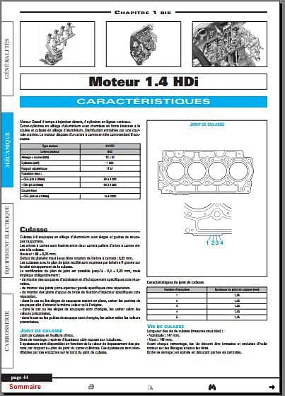 Manuel d'atelier Peugeot 207 { {{ Docautomoto }}