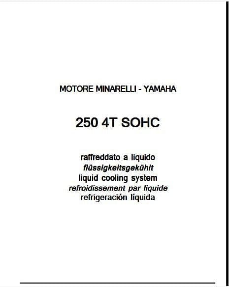 manuel d'atelier moteur Minarelli Yamaha 250 { {{ Docautomoto }}