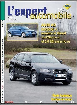 Revue technique Audi A3 phase 2 { {{ Docautomoto }}