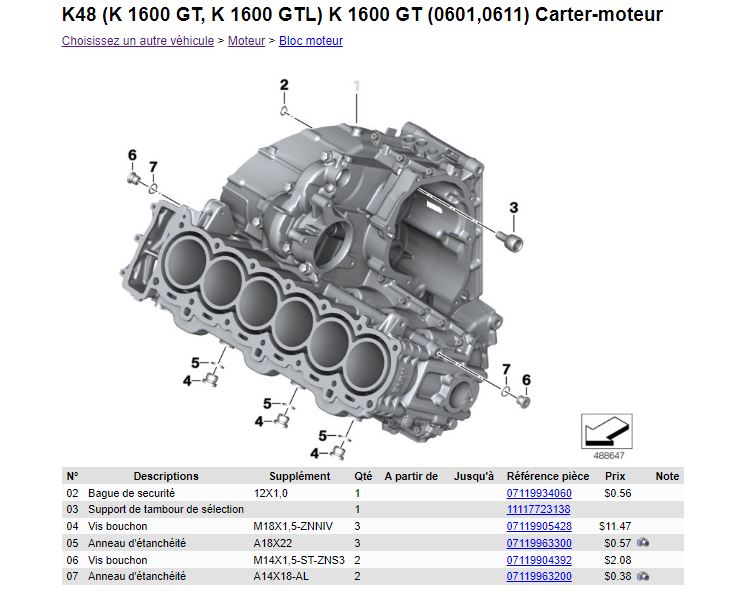 Catalogue de pîèces BMW 1948 2020 { {{ Docautomoto }}