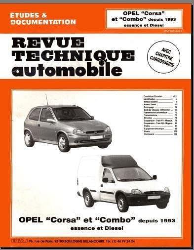 revue technique Opel Corsa B { {{ Docautomoto }}