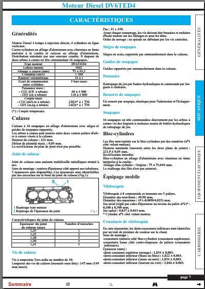 manuel de réparation Peugeot 407 { {{ Docautomoto }}