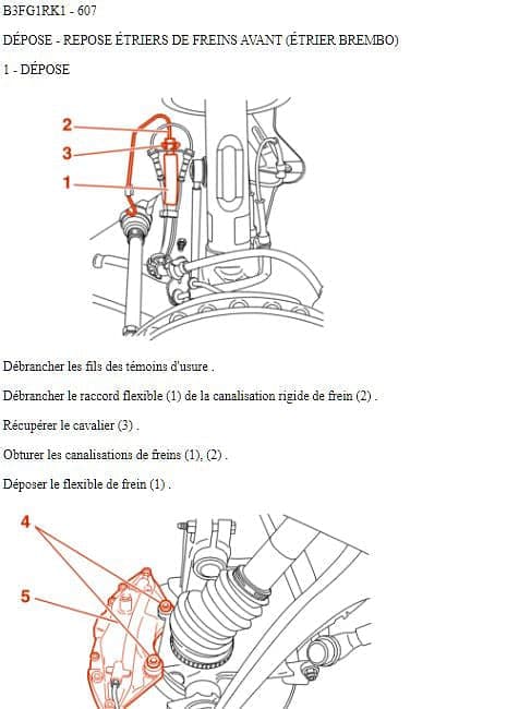 manuel d'atelier Peugeot 607 { {{ Docautomoto }}