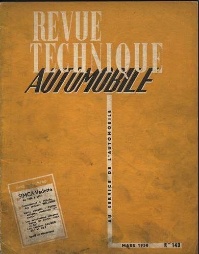 Revue technique simca vedette v8 { {{ Docautomoto }}