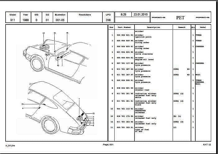 manuel d'atelier Porsche 911 1983 1989 { {{ Docautomoto }}