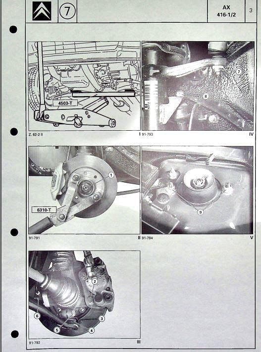 Manuels d'atelier Citroën AX { {{ Docautomoto }}