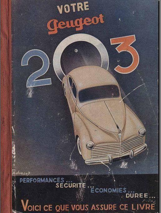 manuel d'atelier Peugeot 203 tous modèles { {{ Docautomoto }}