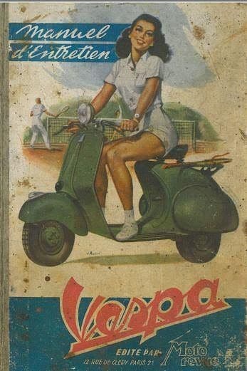 Manuels d'atelier Vespa Acma 125 150 années 50 { {{ Docautomoto }}