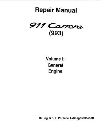 Manuel d'atelier Porsche 993 { {{ Docautomoto }}
