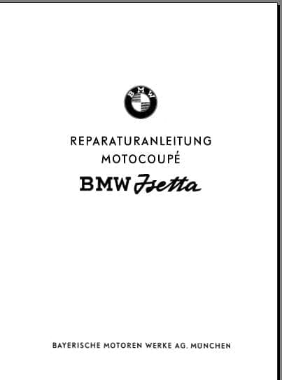 manuels d'atelier Isetta Velam et BMW { {{ Docautomoto }}