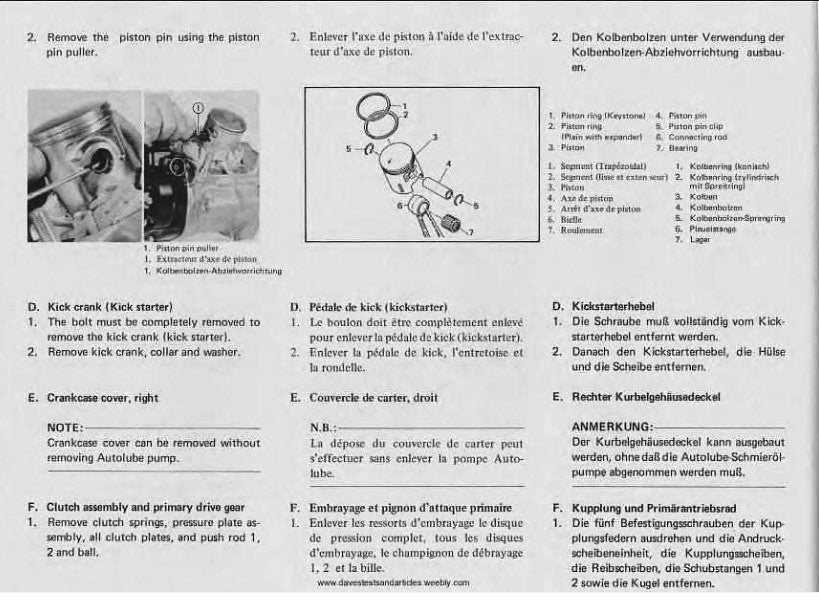 Manuels d'atelier Yamaha 125 DTMX { {{ Docautomoto }}
