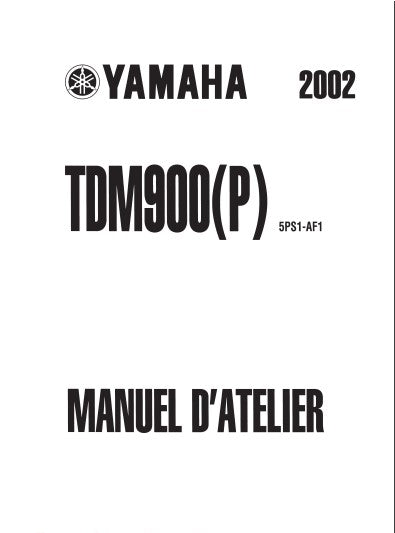Manuels d'atelier Yamaha 900 TDM 2002 à 2007 { {{ Docautomoto }}