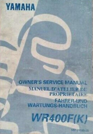 manuel d'atelier réparation yamaha WRF 400 1998 { {{ Docautomoto }}