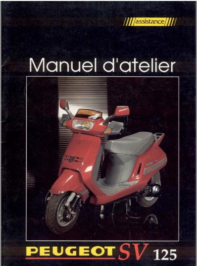 Manuel d'atelier réparation Peugeot SV 125 { {{ Docautomoto }}