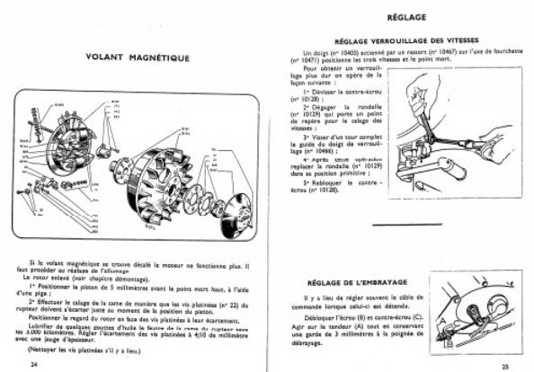 Manuels de réparation Motobécane Mobyscooter 2 et 4 temps { {{ Docautomoto }}