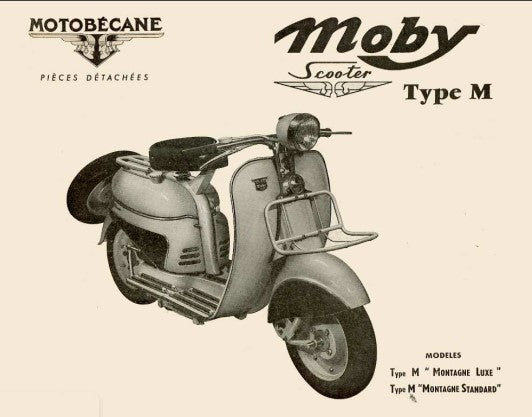 Manuels de réparation Motobécane Mobyscooter 2 et 4 temps { {{ Docautomoto }}