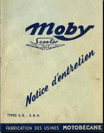 Manuels de réparation Motobécane Mobyscooter 2 et 4 temps { {{ Docautomoto }}