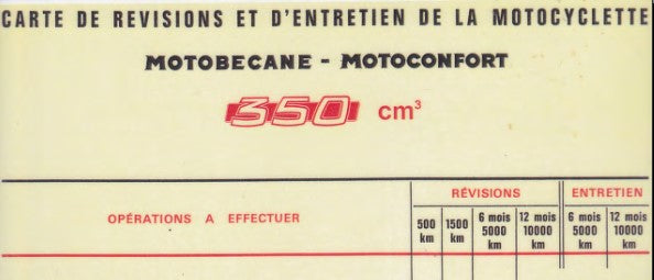 Manuels d'atelier réparation Motobécane 350 3cylindres { {{ Docautomoto }}