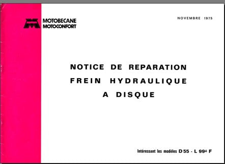 Manuels d'atelier Motobécane D55 et D55 TT { {{ Docautomoto }}