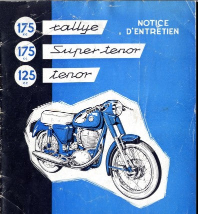 Manuels d'atelier réparation Terrot 125 et 175 1950 1961 { {{ Docautomoto }}