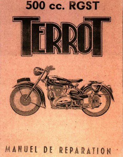 Manuels d'atelier réparation Terrot 500 RGST { {{ Docautomoto }}
