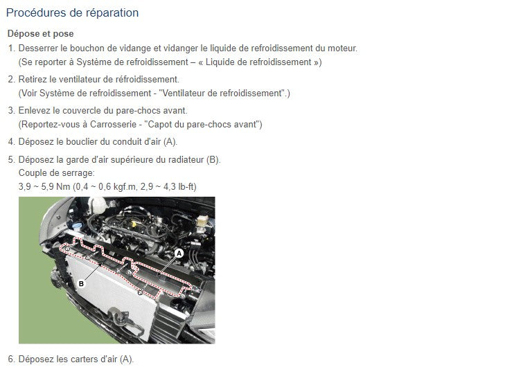 manuel d'atelier Hyundai Tucson 2015 en français { {{ Docautomoto }}