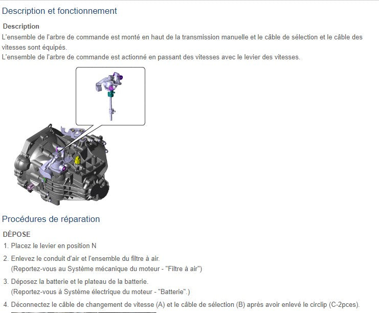 manuel d'atelier Hyundai Tucson 2015 en français { {{ Docautomoto }}