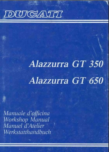Manuel d'atelier réparation Ducati Cagiva Alazzurra 350 650 { {{ Docautomoto }}