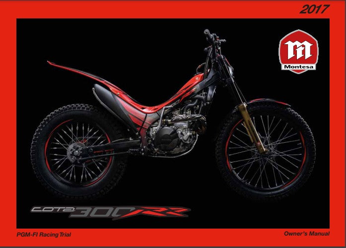 Manuel d'atelier Montesa Cota 300 RR 2017 en français { {{ Docautomoto }}