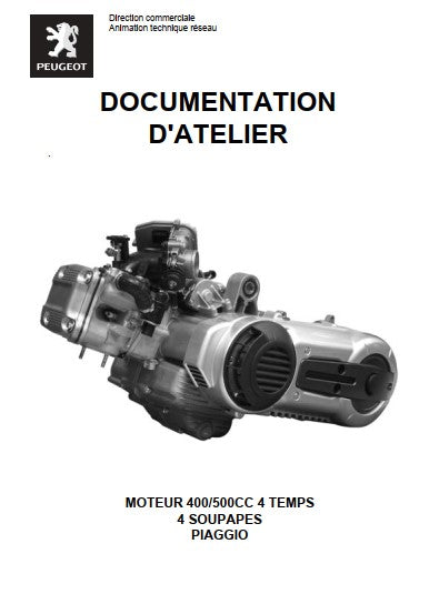 Manuel d'atelier réparation Peugeot Satelis 400 500 { {{ Docautomoto }}