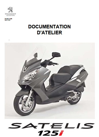 manuels d'atelier Peugeot Satelis 125 et tous scooters 125 4 temps { {{ Docautomoto }}