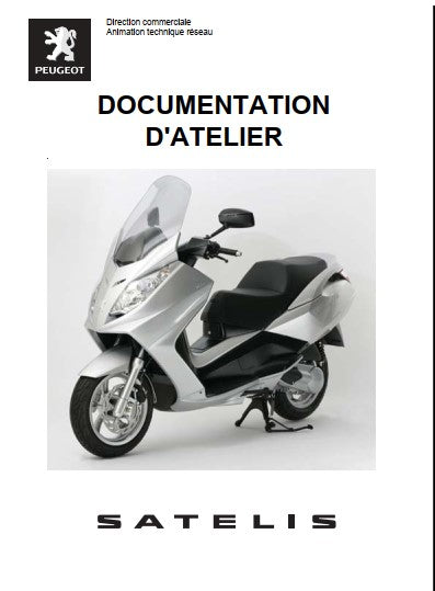 manuels d'atelier Peugeot Satelis 125 et tous scooters 125 4 temps { {{ Docautomoto }}