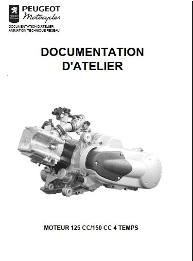 manuels d'atelier Peugeot Satelis 125 et tous scooters 125 4 temps { {{ Docautomoto }}