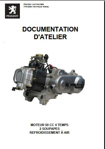 Manuels d'atelier Scooters Peugeot 50 2 et 4 temps { {{ Docautomoto }}