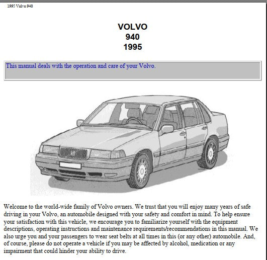 Manuels d'atelier Volvo 740 940 960 { {{ Docautomoto }}