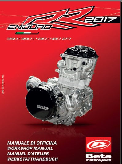 manuel d'atelier Beta RR 350 480 2017 français { {{ Docautomoto }}