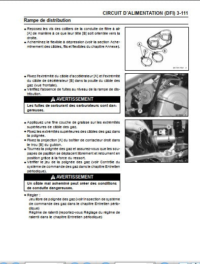 manuel de réparation Kawasaki ER6 2007 Docautomoto