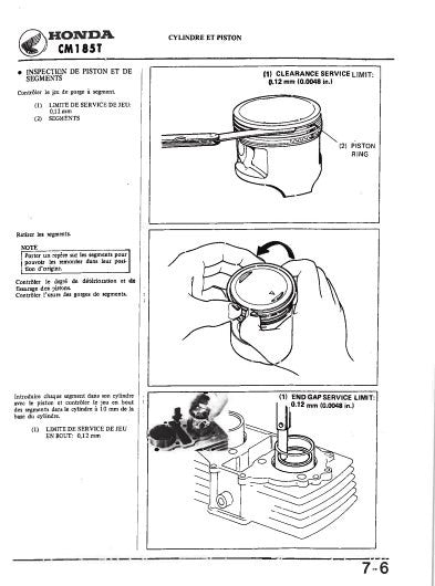 Manuel d'atelier Honda 125 CM { {{ Docautomoto }}