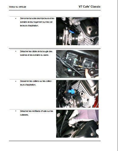 Manuel d'atelier Moto Guzzi V7 2007 2020 { {{ Docautomoto }}