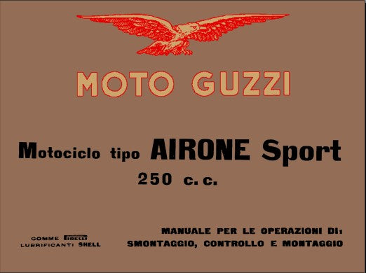 Manuels de réparation Moto Guzzi 250 Airone { {{ Docautomoto }}